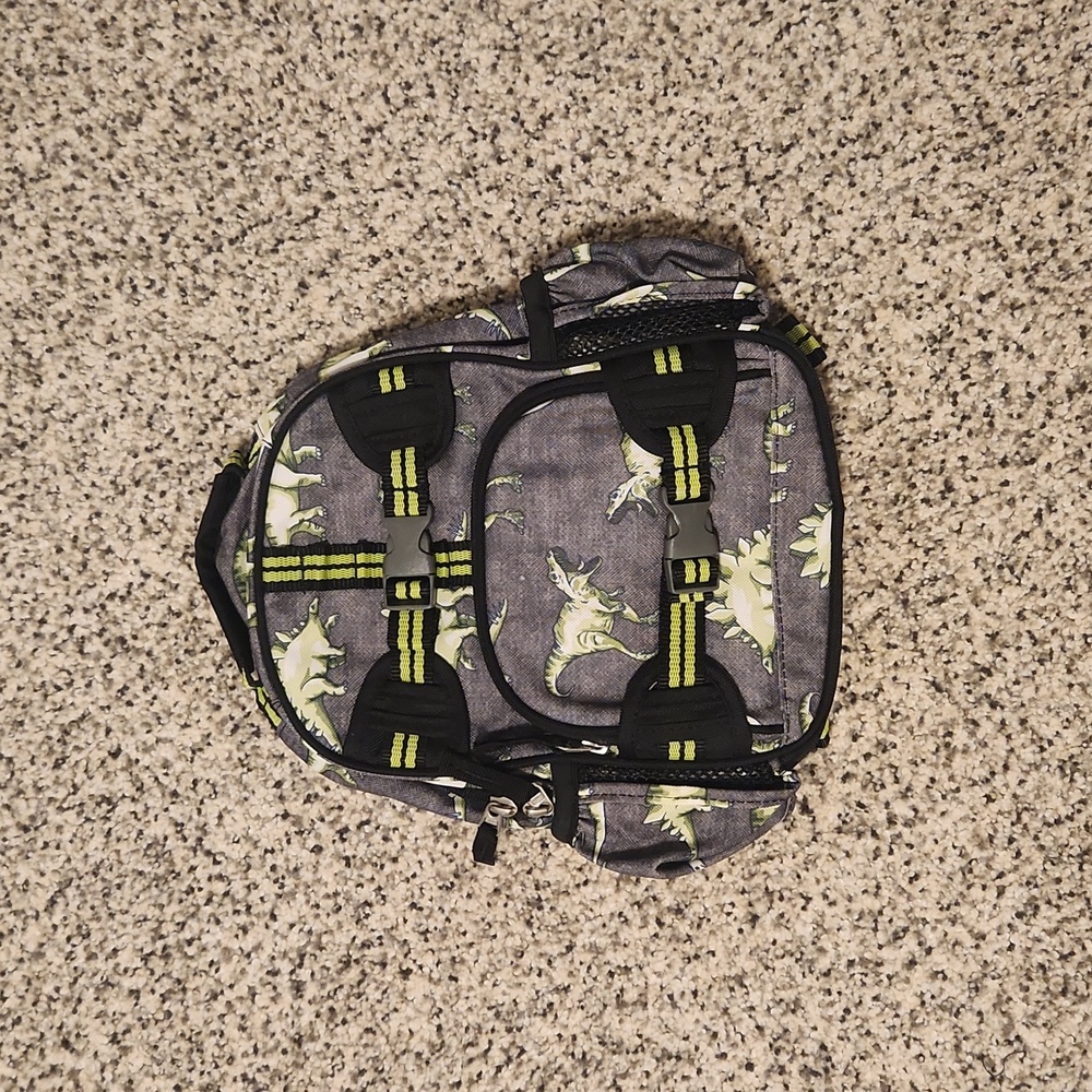Pottery Barn Kids mini dinosaur backpack
